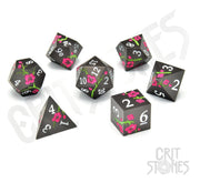 CritStones Metal Pack de Dados Nighttime Blossom (7)