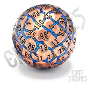 CritStones Metal dado D100 Hextech Orb
