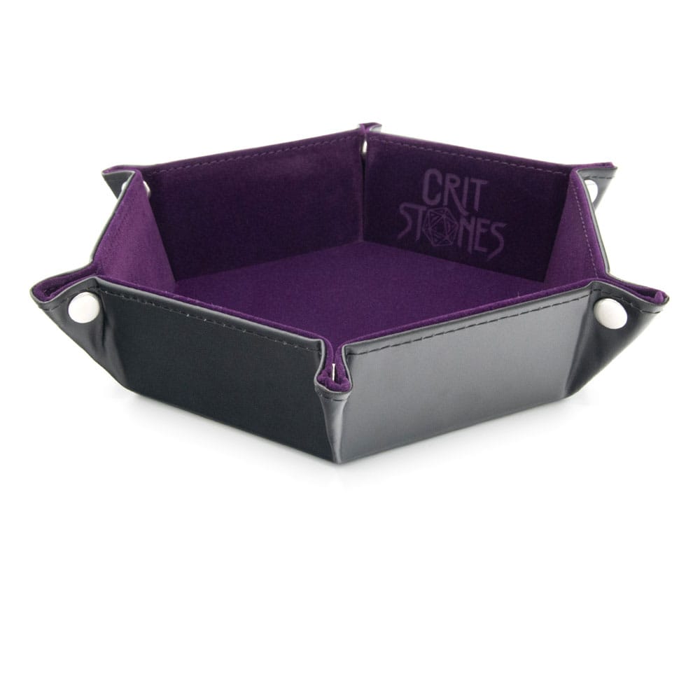 CritStones Bandeja plegable para dados Dragon Skin Edition Purple