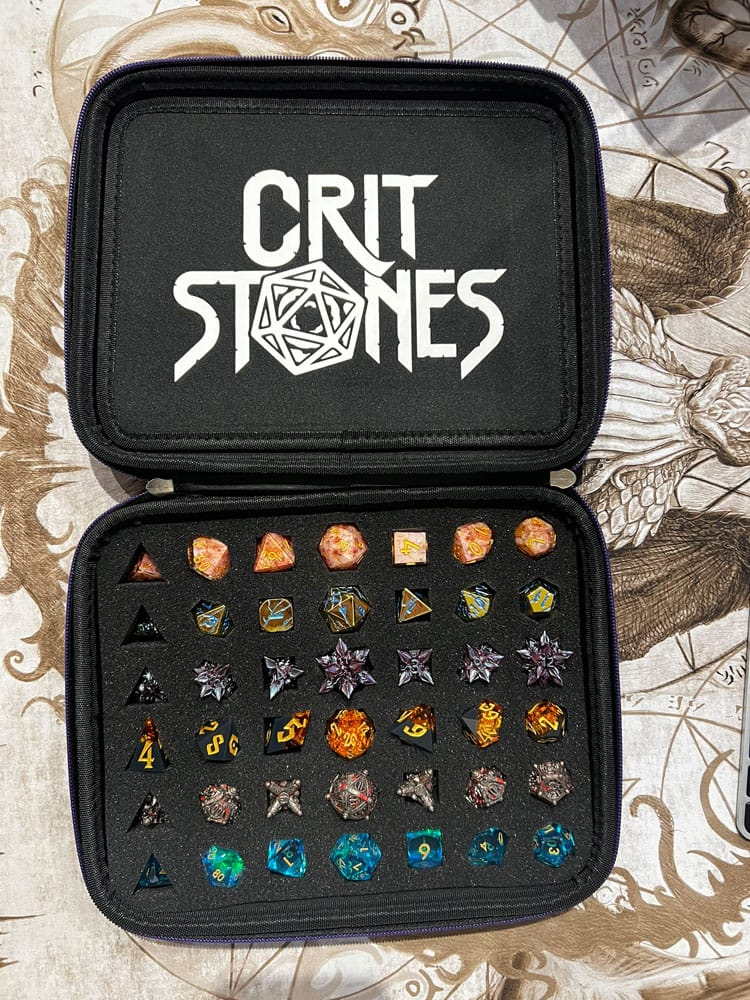 CritStones Caja de dados Arcanum Verde