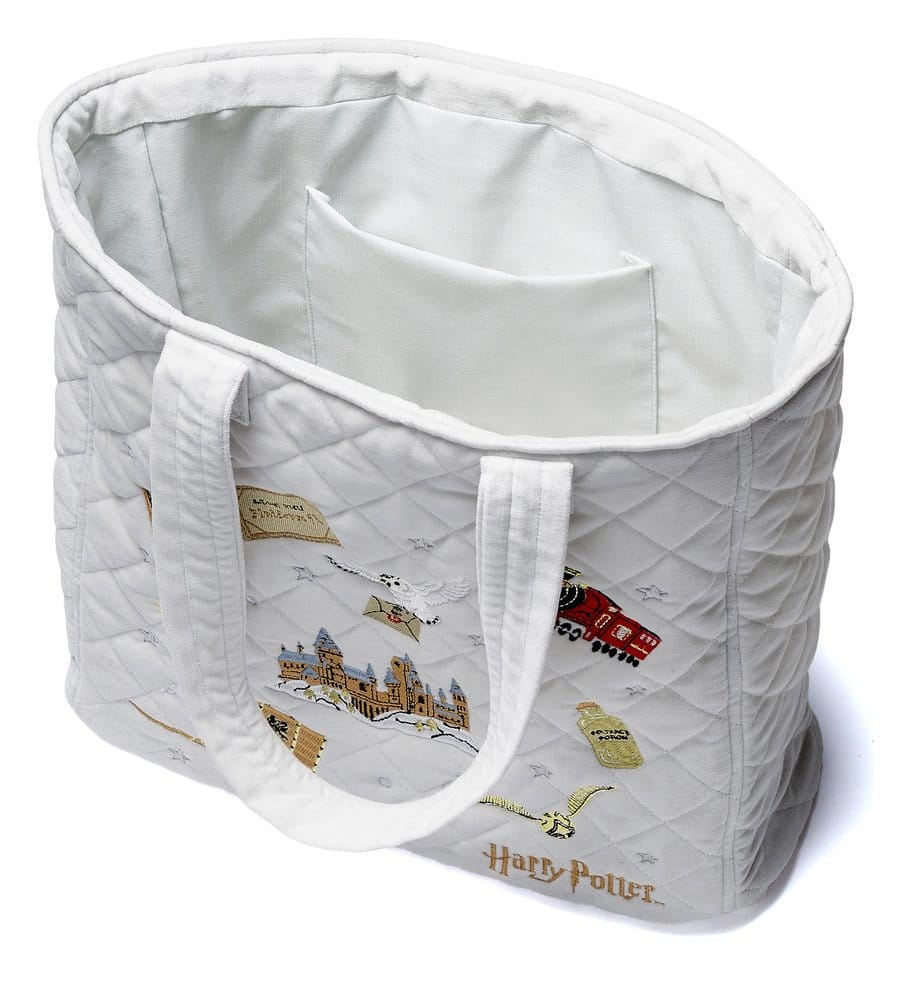 Harry Potter Bolsa Iconos Bordados de Terciopelo