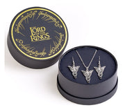 El Señor de los Anillos Set de regalo de pendientes y collar Estrella del Atardecer