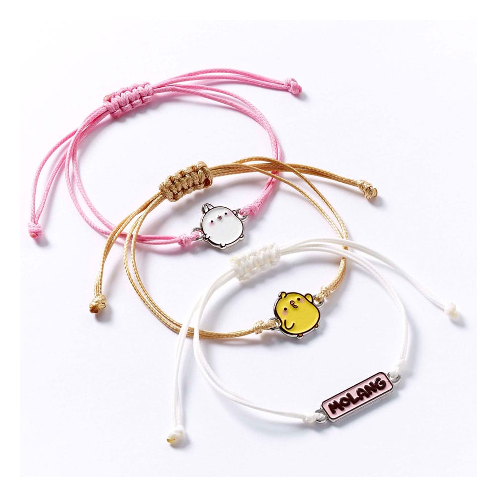 Molang pack de 3 Brazaletes Molang and Piu Piu 18 cm Frikytopia