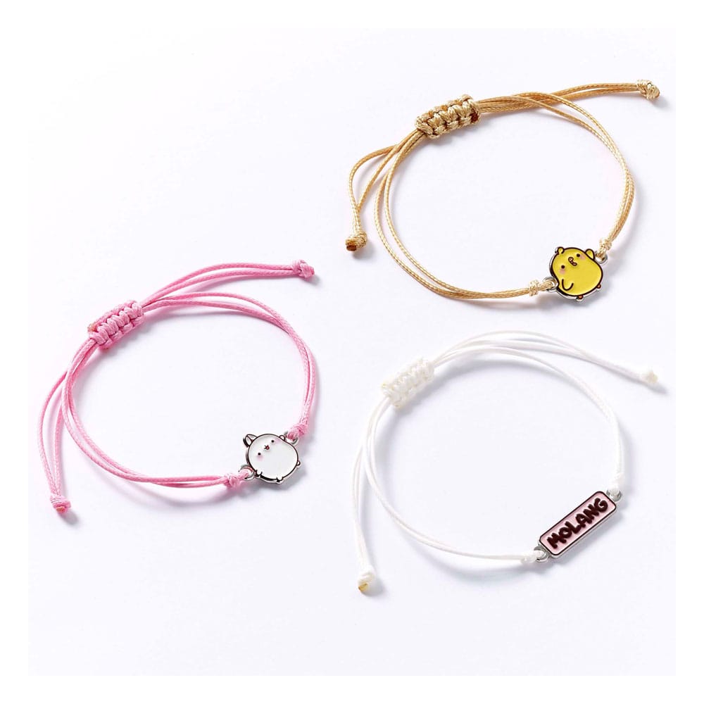 Molang pack de 3 Brazaletes Molang and Piu Piu 18 cm