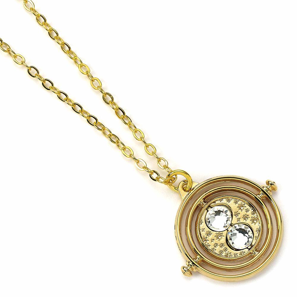 Harry Potter Collar con Colgante Fixed Time Turner (bañado en oro) Frikytopia