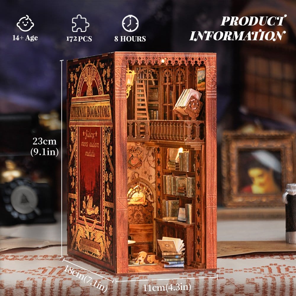 Maqueta Book Nook Eternal Bookstore 23 x 11 cm