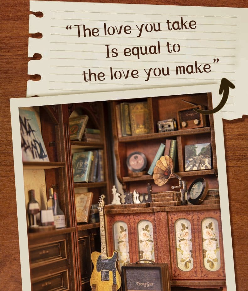 Maqueta Book Nook The Secret Rhythm 23 x 11 cm