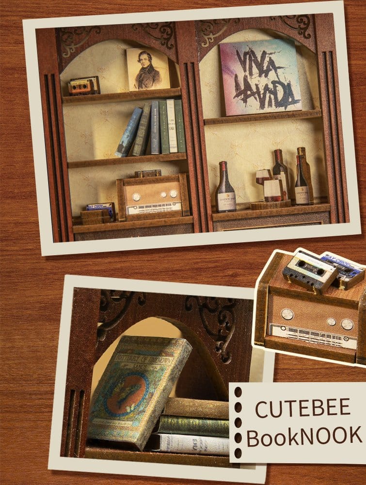 Maqueta Book Nook The Secret Rhythm 23 x 11 cm
