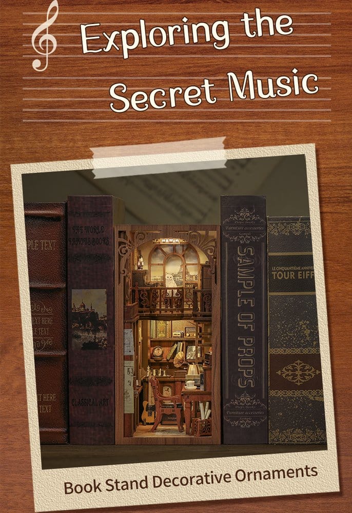 Maqueta Book Nook The Secret Rhythm 23 x 11 cm