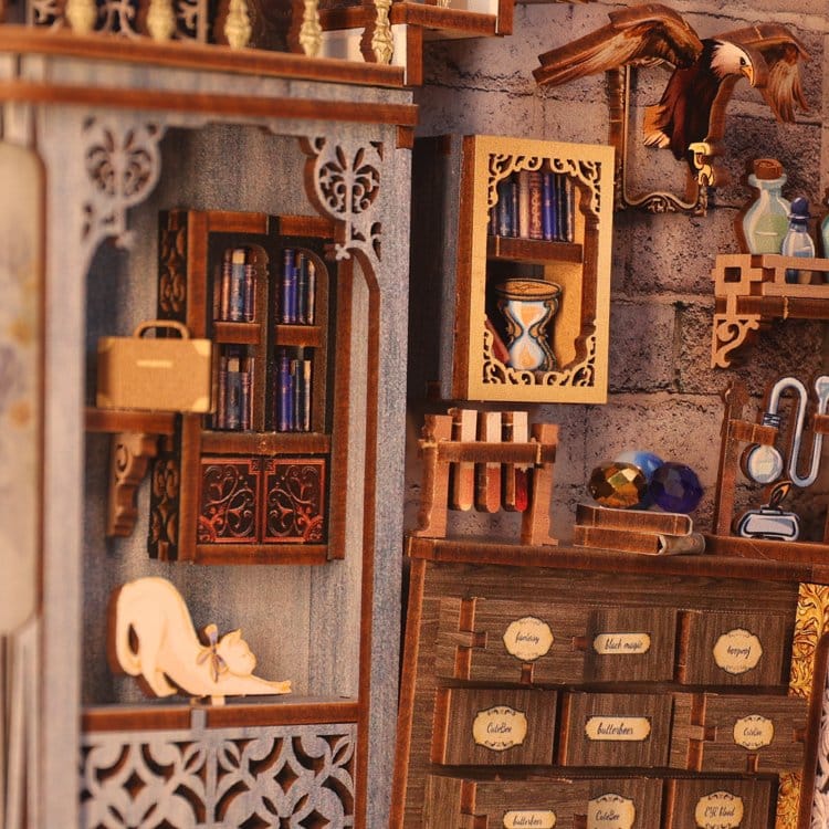 Maqueta Book Nook Nebula Common Room 23 x 11 cm