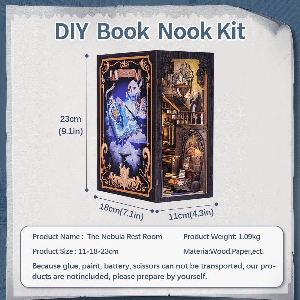 Maqueta Book Nook Nebula Common Room 23 x 11 cm