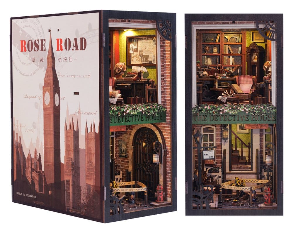 Maqueta Book Nook Rose Detective Agency 23 x 11 cm Frikytopia