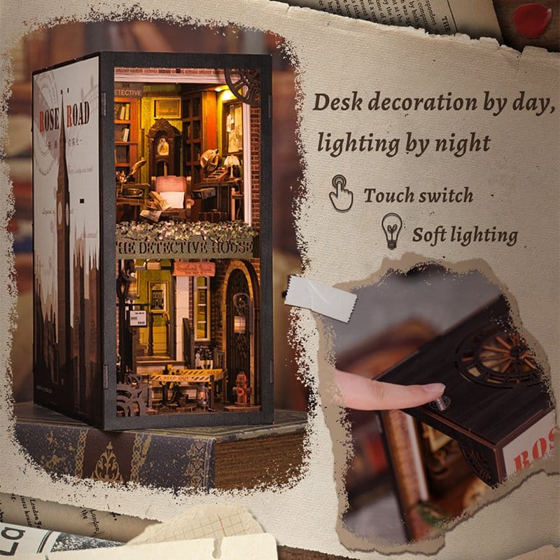 Maqueta Book Nook Rose Detective Agency 23 x 11 cm
