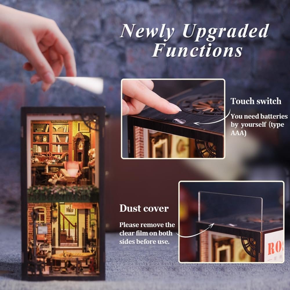 Maqueta Book Nook Rose Detective Agency 23 x 11 cm