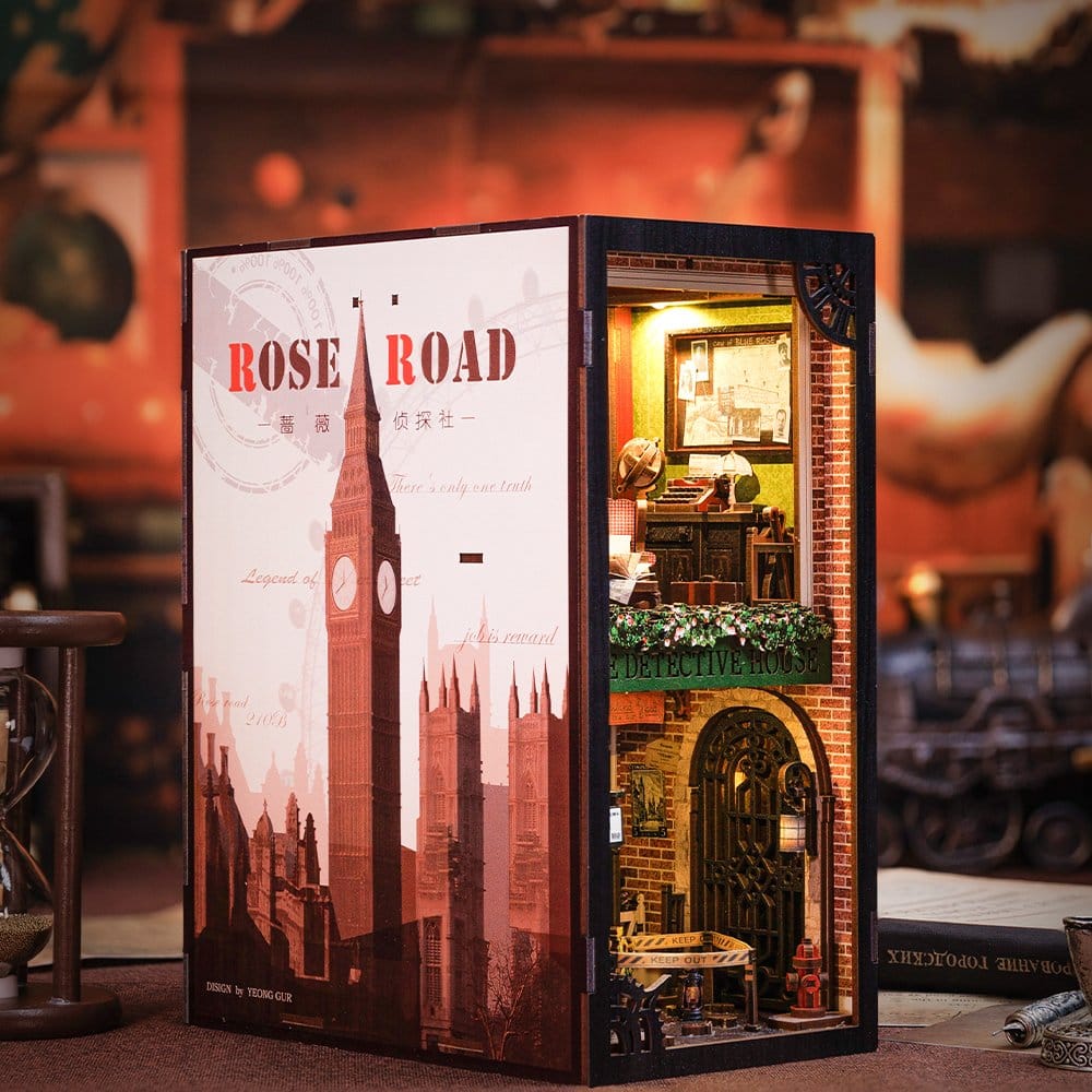 Maqueta Book Nook Rose Detective Agency 23 x 11 cm