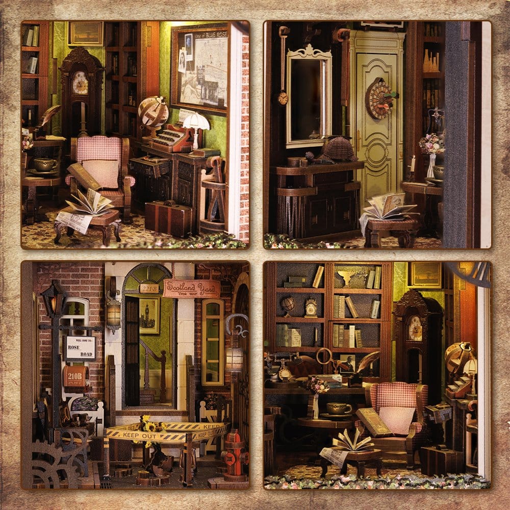Maqueta Book Nook Rose Detective Agency 23 x 11 cm