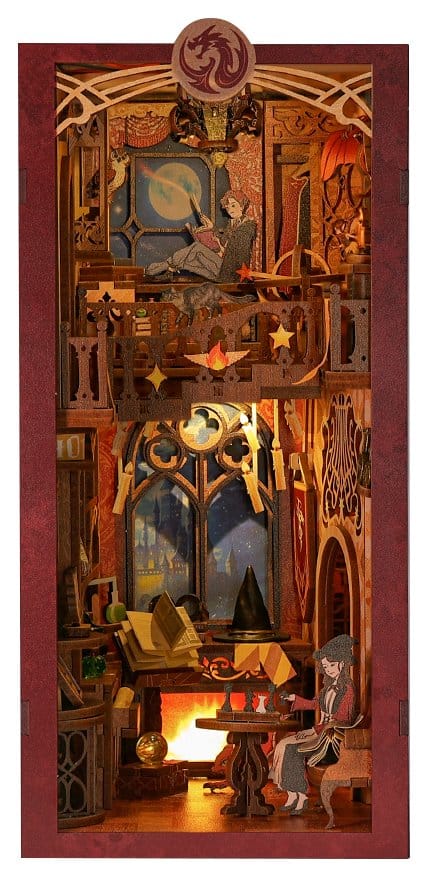 Maqueta Book Nook Flame Common Room 23 x 11 cm Frikytopia