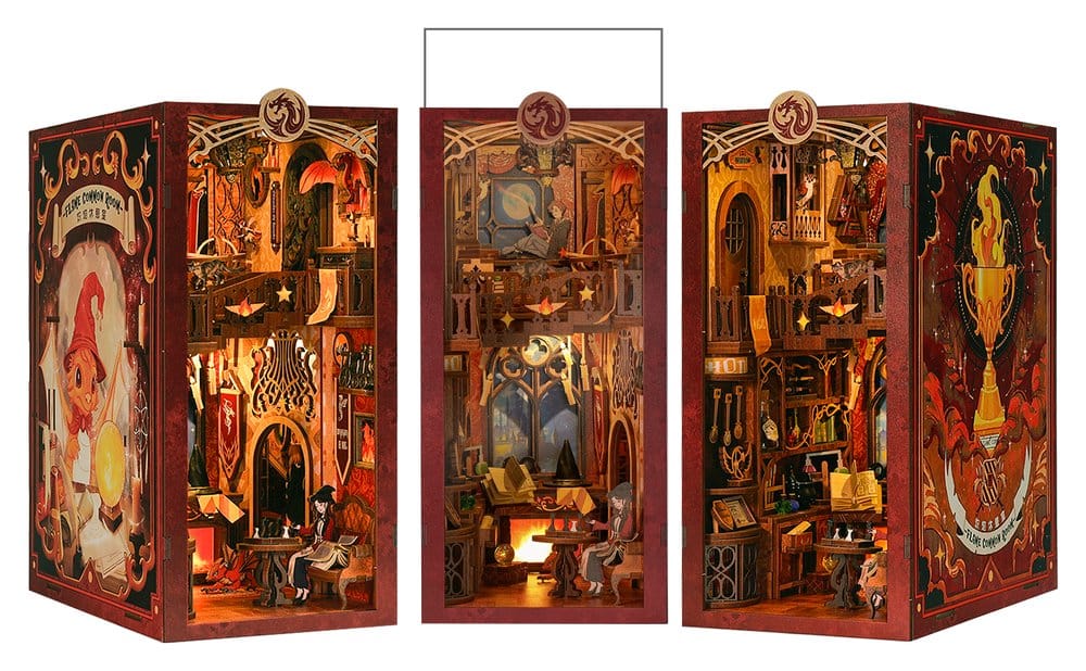 Maqueta Book Nook Flame Common Room 23 x 11 cm