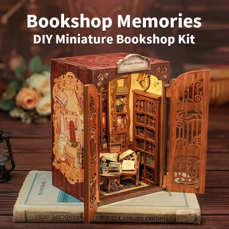 Maqueta Book Nook Bookshop Memories 17 x 10 cm
