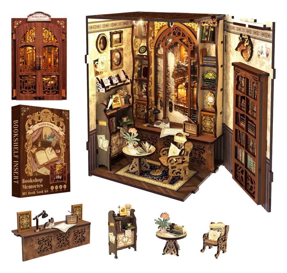 Maqueta Book Nook Bookshop Memories 17 x 10 cm