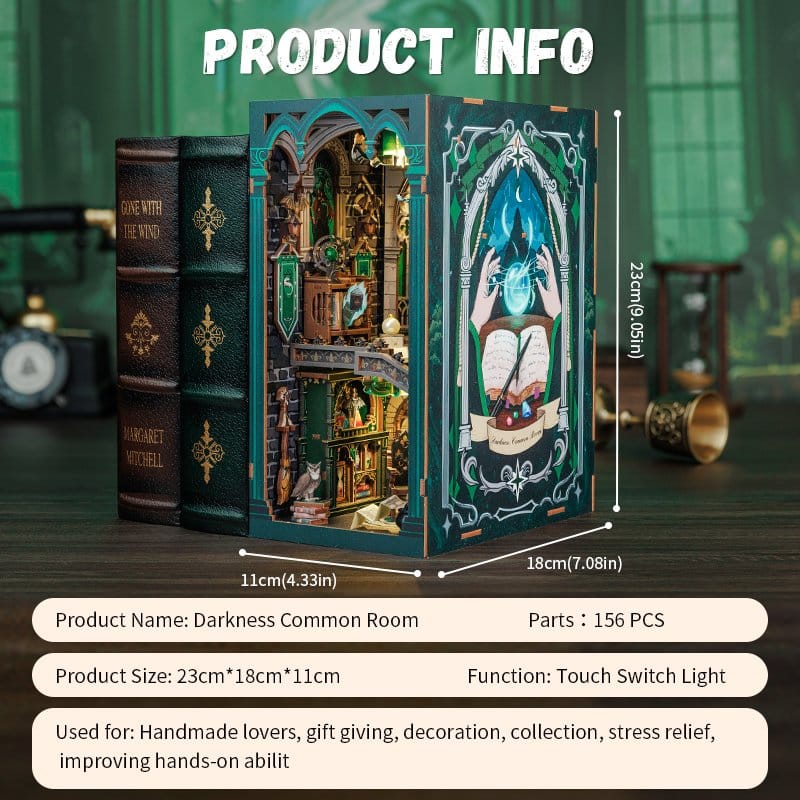 Maqueta Book Nook Darkness Common Room 23 x 11 cm