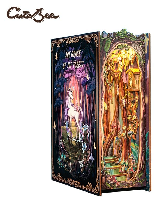 Maqueta Book Nook The Grace of Forest 22 x 8 cm