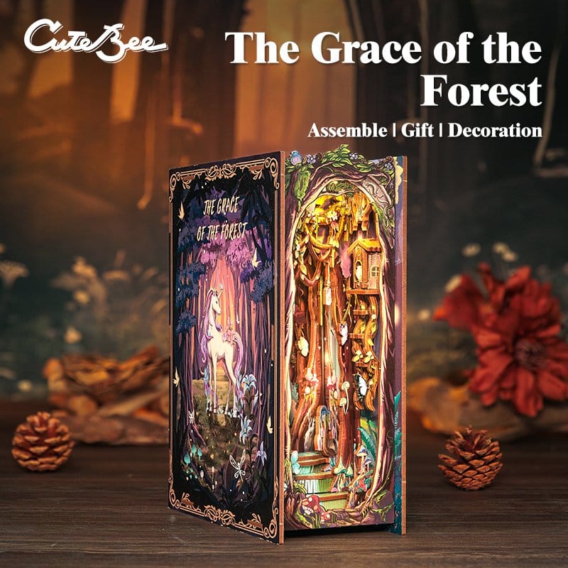 Maqueta Book Nook The Grace of Forest 22 x 8 cm