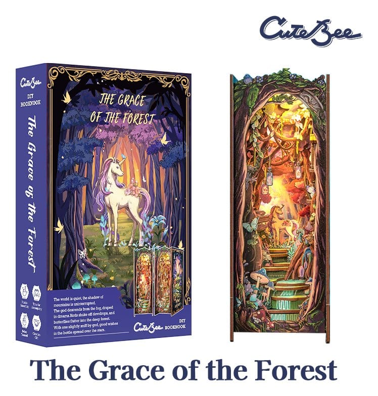 Maqueta Book Nook The Grace of Forest 22 x 8 cm