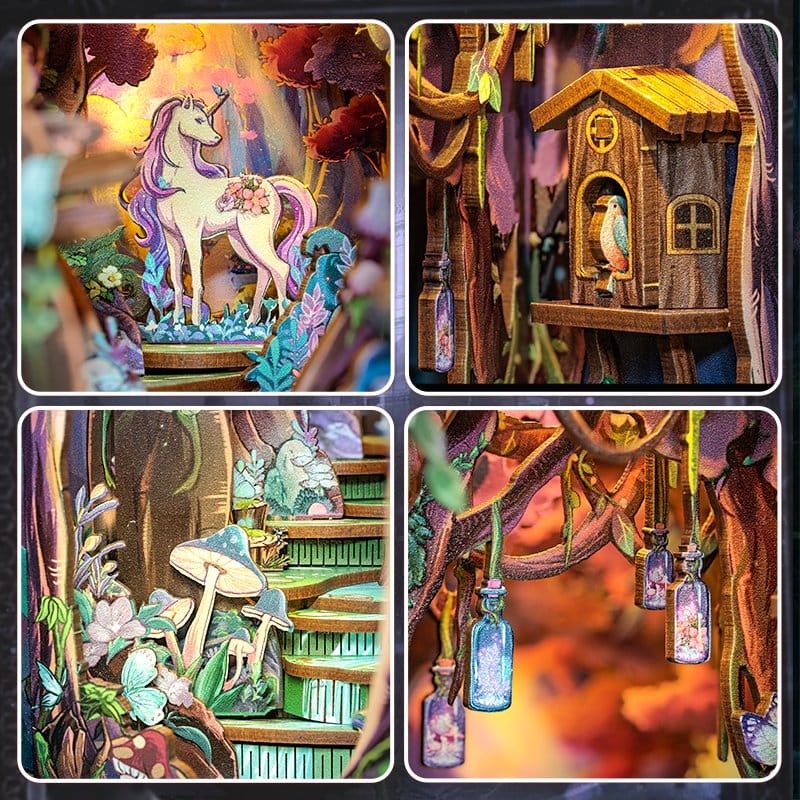 Maqueta Book Nook The Grace of Forest 22 x 8 cm