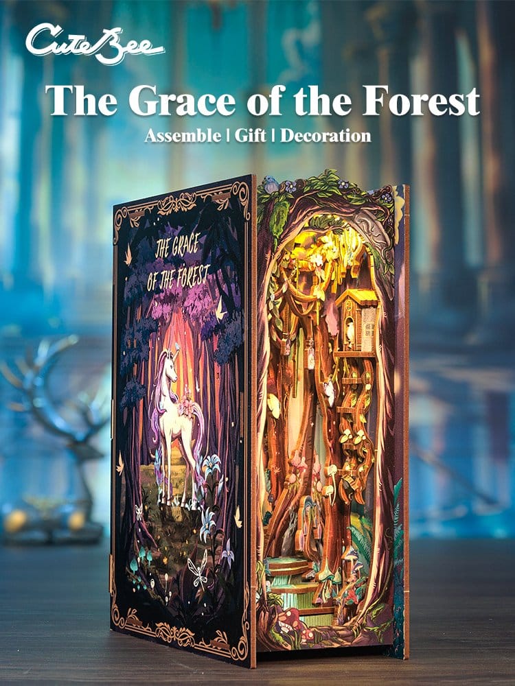Maqueta Book Nook The Grace of Forest 22 x 8 cm
