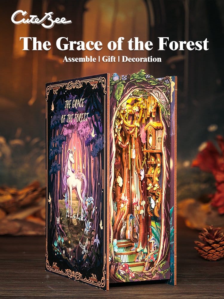 Maqueta Book Nook The Grace of Forest 22 x 8 cm