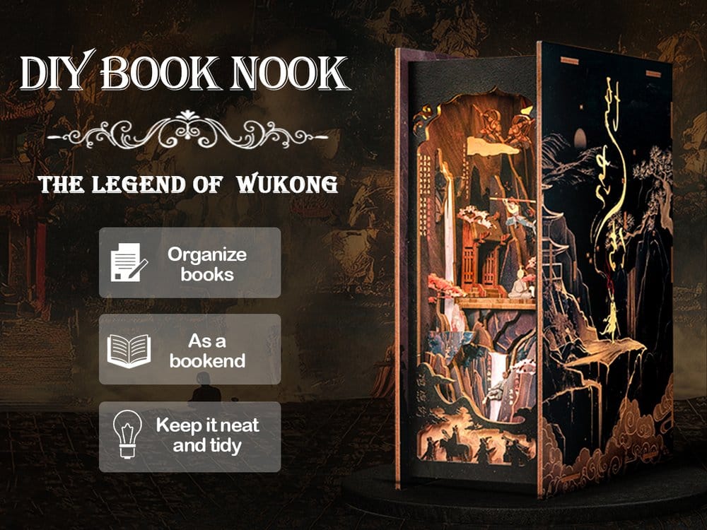 Maqueta Book Nook The Legend of Wukong 22 x 8 cm