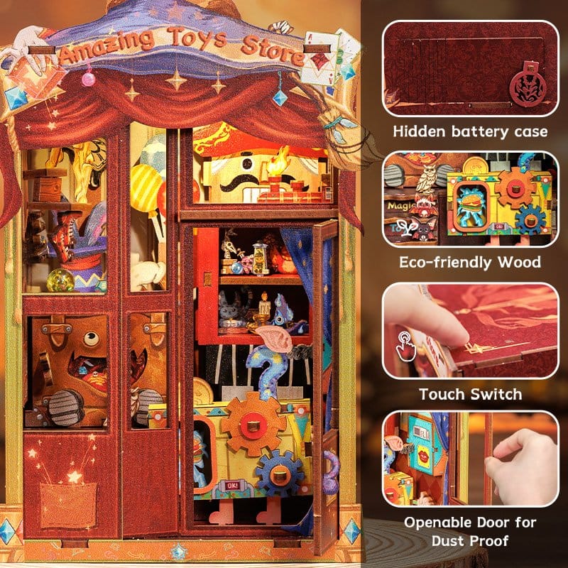 Maqueta Book Nook Amazing Toy Store 17 x 12 cm