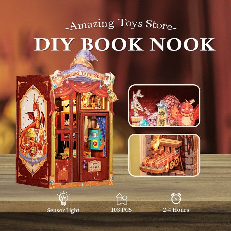 Maqueta Book Nook Amazing Toy Store 17 x 12 cm