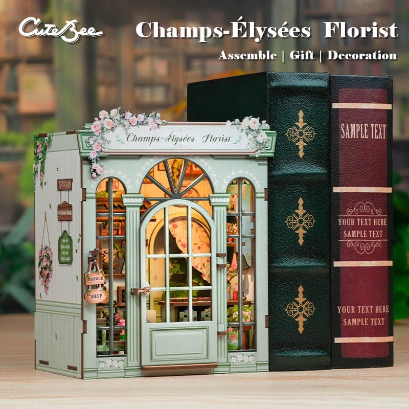 Maqueta Model Kit Miniature House Champs-Élysées Florist 18 x 16 cm