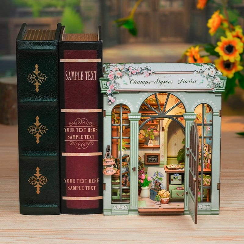 Maqueta Model Kit Miniature House Champs-Élysées Florist 18 x 16 cm