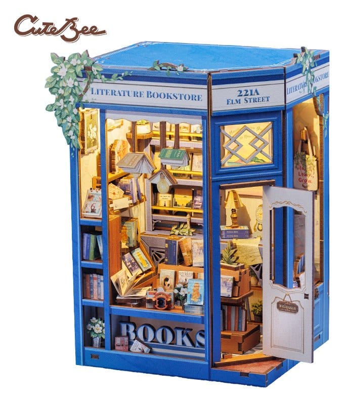 Maqueta Book Nook Literature Bookstore 17 x 12 cm