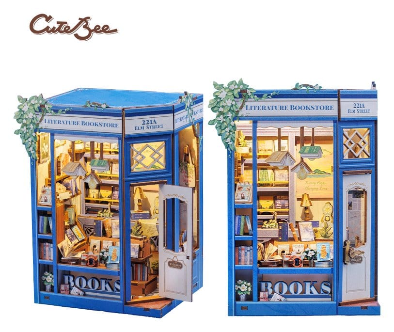 Maqueta Book Nook Literature Bookstore 17 x 12 cm