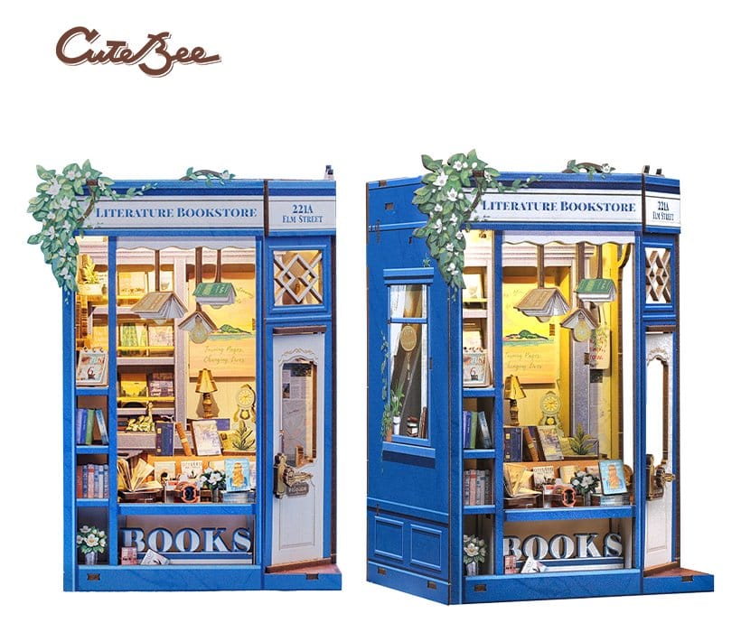 Maqueta Book Nook Literature Bookstore 17 x 12 cm
