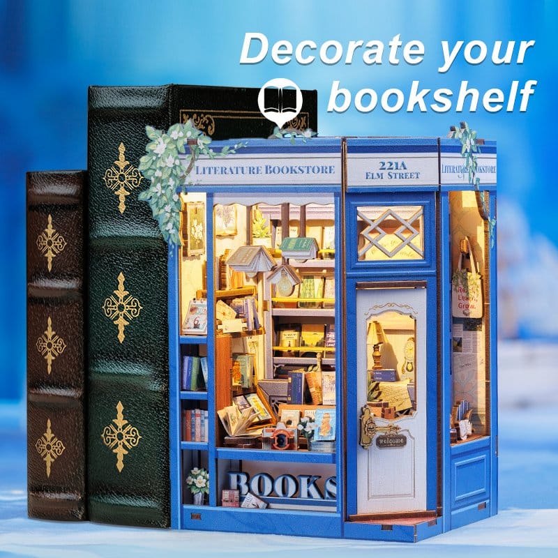 Maqueta Book Nook Literature Bookstore 17 x 12 cm