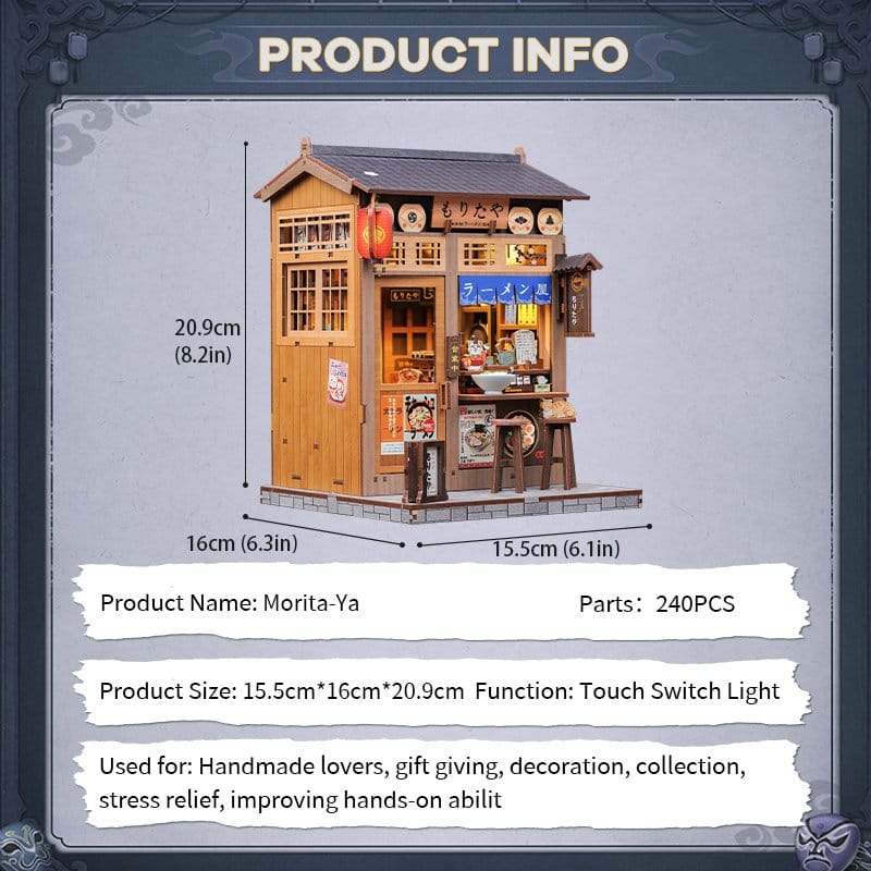 Maqueta Model Kit Miniature House Morita-Ya 21 x 16 cm