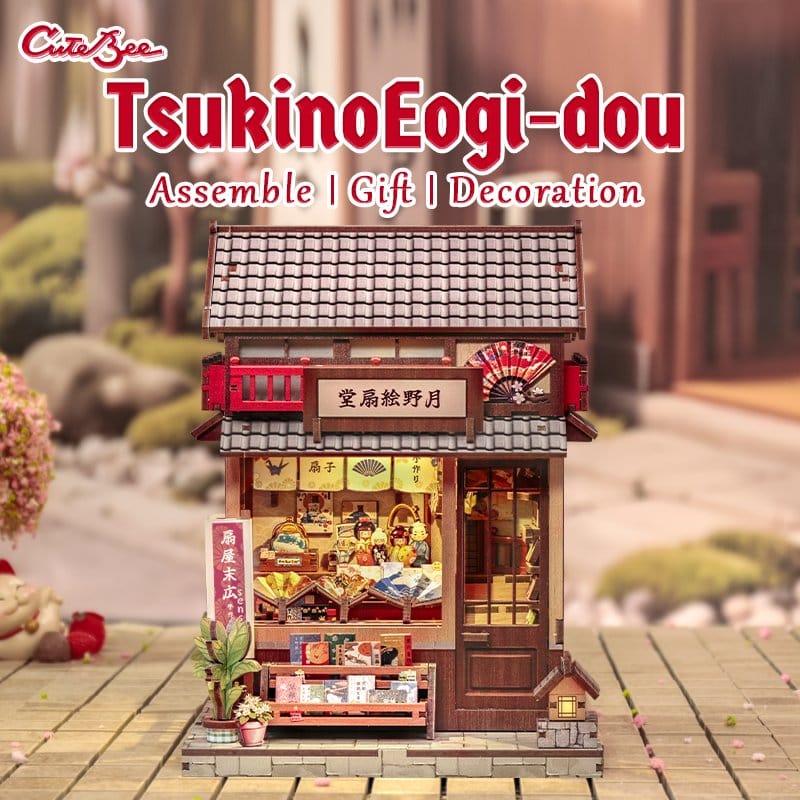 Maqueta Model Kit Miniature House Tsukino Eogi-dou 19 x 14 cm