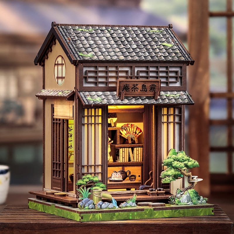 Maqueta Model Kit Miniature House Kirishima Cha-an 19 x 14 cm