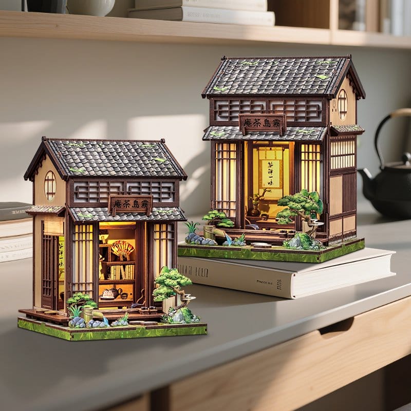 Maqueta Model Kit Miniature House Kirishima Cha-an 19 x 14 cm