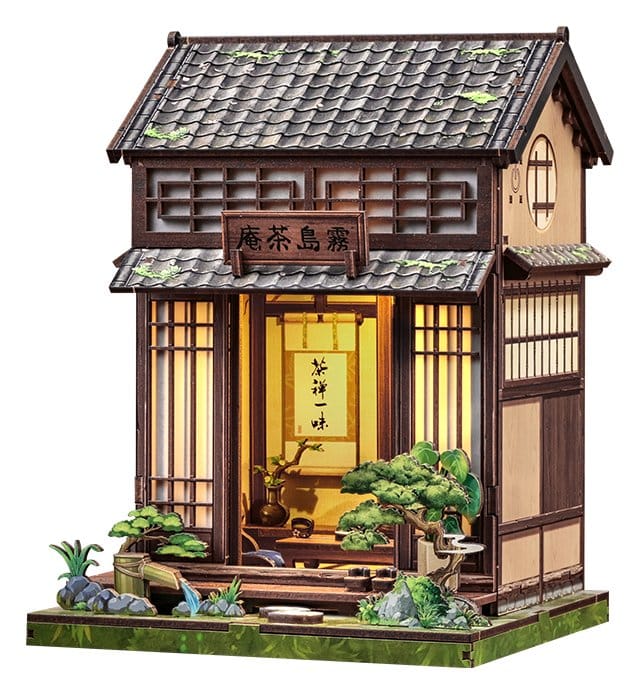 Maqueta Model Kit Miniature House Kirishima Cha-an 19 x 14 cm