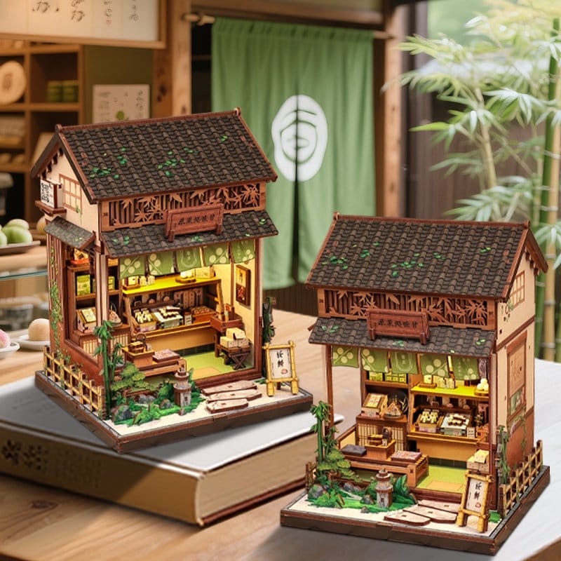 Maqueta Model Kit Miniature House Kanmi-dokoro Kurihara 19 x 15 cm