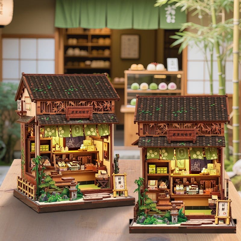 Maqueta Model Kit Miniature House Kanmi-dokoro Kurihara 19 x 15 cm