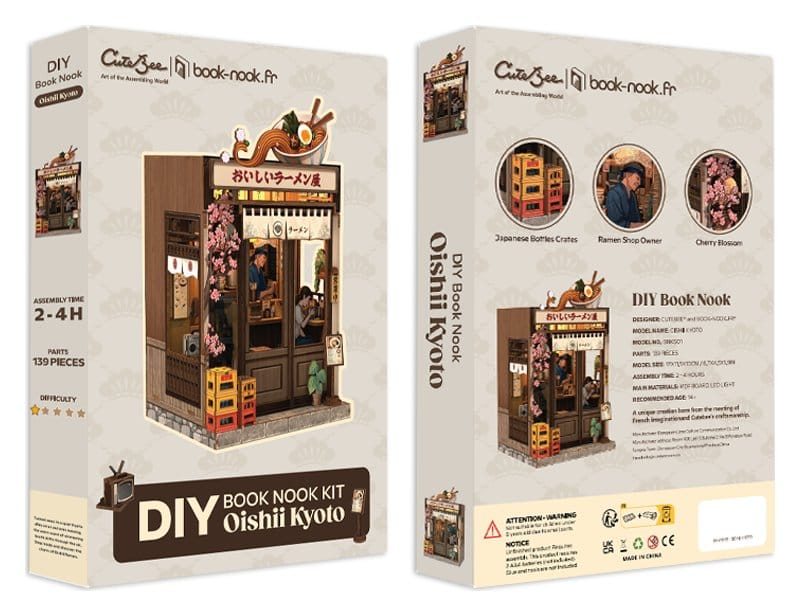 Maqueta Model Kit Miniature House Oishii Kyoto 22 x 13 cm