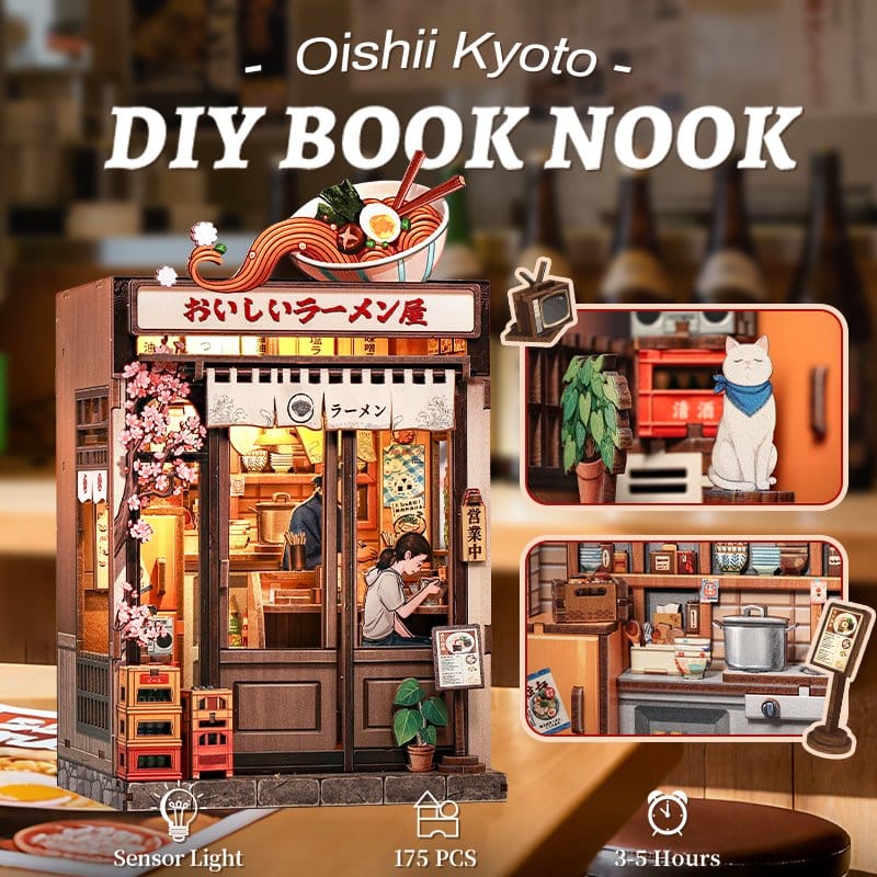 Maqueta Model Kit Miniature House Oishii Kyoto 22 x 13 cm