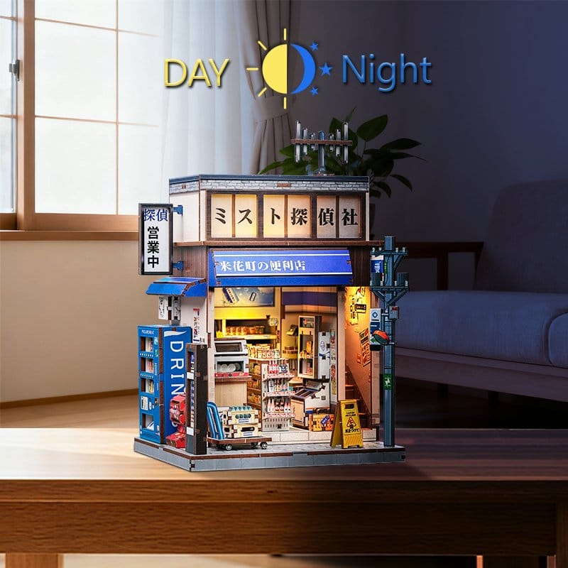 Maqueta Model Kit Miniature House Beika-cho Convenience Store 22 x 15 cm